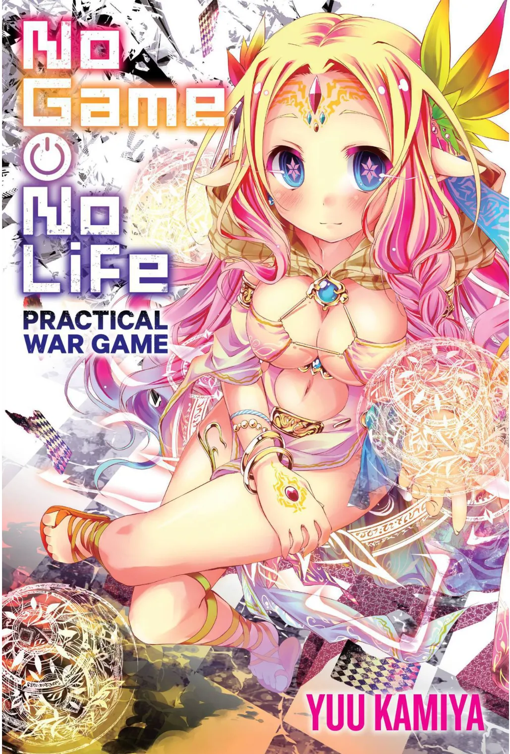 No game no life light novel cover art